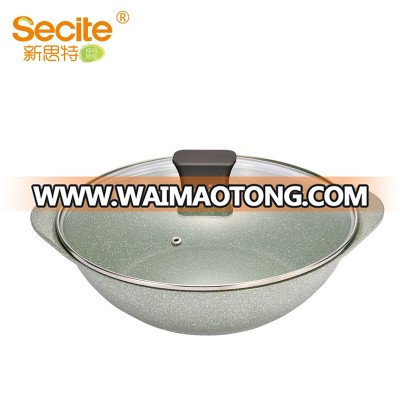 Secitic NonStick 28cm Die Casting Ceramic Pan Korean Multifunction Pot