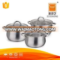 Stainless Steel Soup Pot Stainless Steel Cooking Set Milk Pot